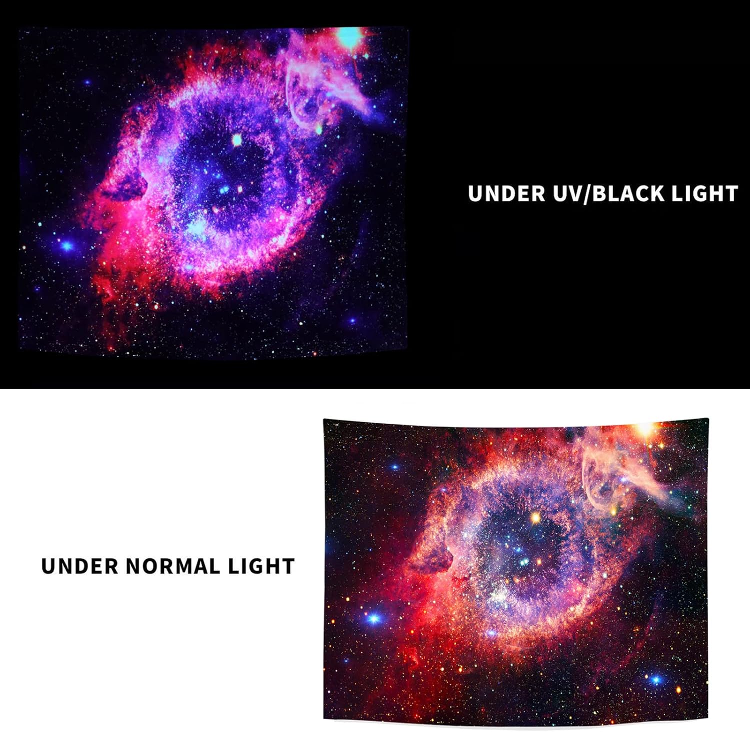 Psyhilar Pósteres de luz negra para adultos y adolescentes estrella ...