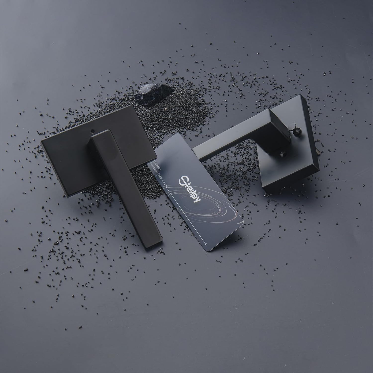Black Door Handle Interior,Privacy Door Handles for Bathroom,Heavy Duty Door Lever