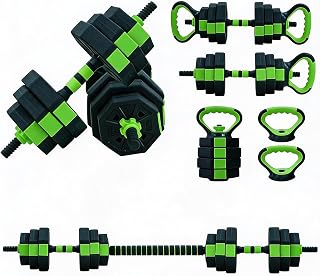 Garvee Adjustable Dumbbell Set, 4 in 1 Adjustable Weights 66 LBS Free Weight Set for Home Gym,Octagon