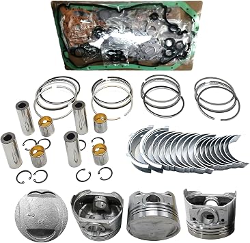 4G64 Overhaul Rebuild Kit No cylinder liner and valve For Mitsubishi 4G64 4G64A Engine For Dodge 99-05 Piston Diameter 86.5mm MD194657 MD188998
