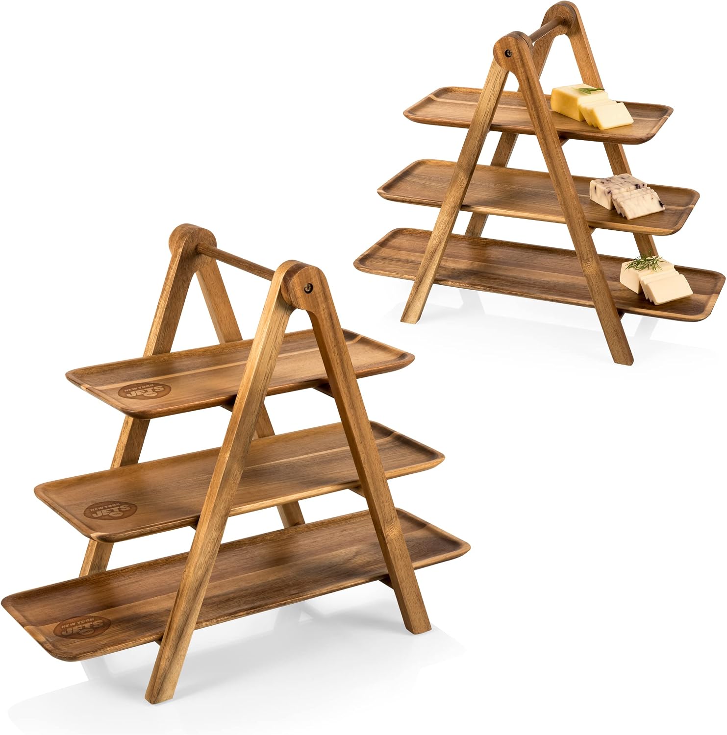 PICNIC TIME NFL unisex-adult NFL Serving Ladder - 3 Tiered Serving Station