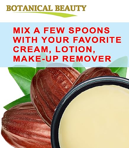 Miniatura 8 de JOJOBA ACEITE MANTEQUILLA VIRGEN CRUDA SIN REFINAR para rostro, cuerpo, cabello, uñas. Piel seca, manos agrietadas, rosácea, eccema, erupciones,