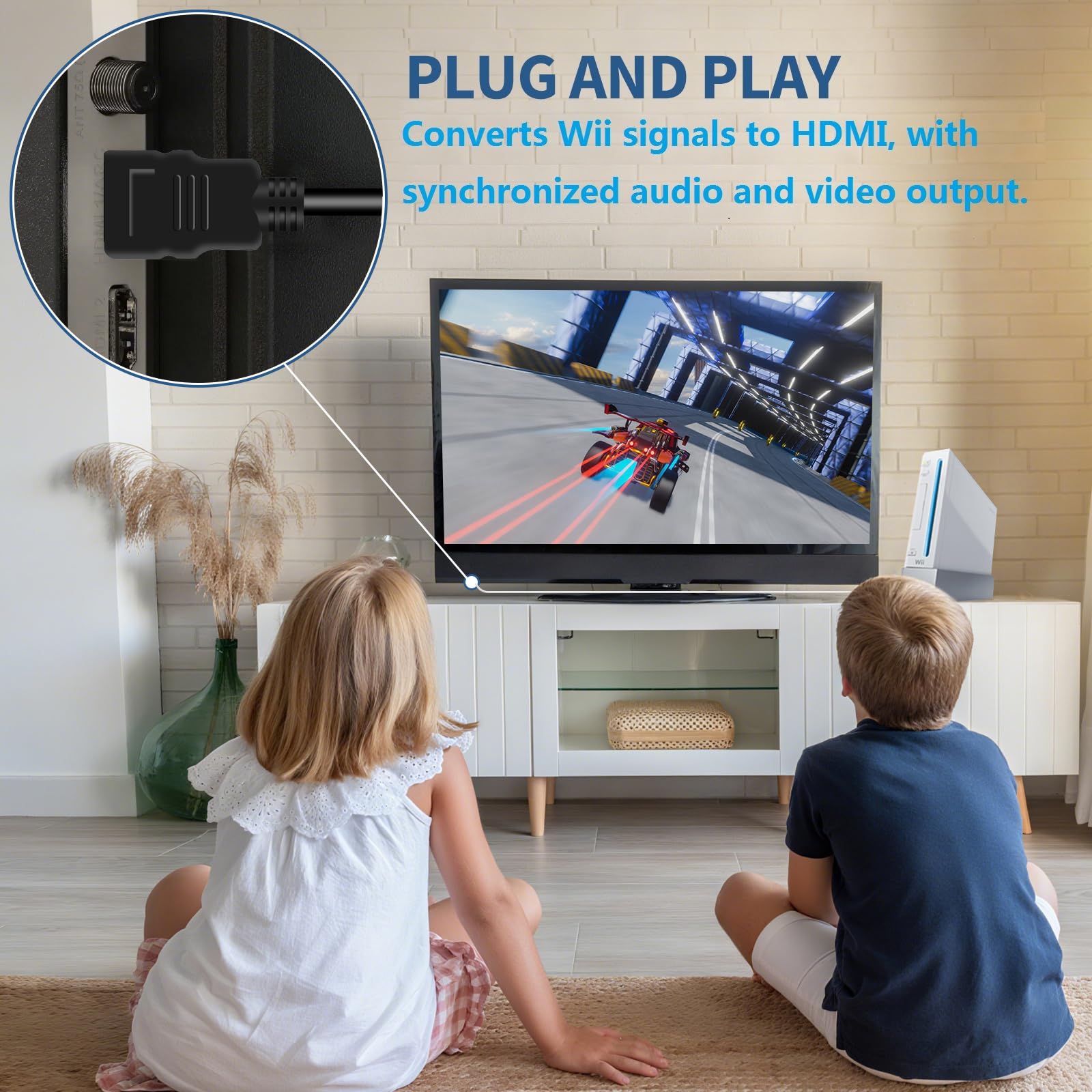 Wii to HDMI Adapter - Play on Modern TVs -4 Wii to HDMI Adapter - Play on Modern TVs -4