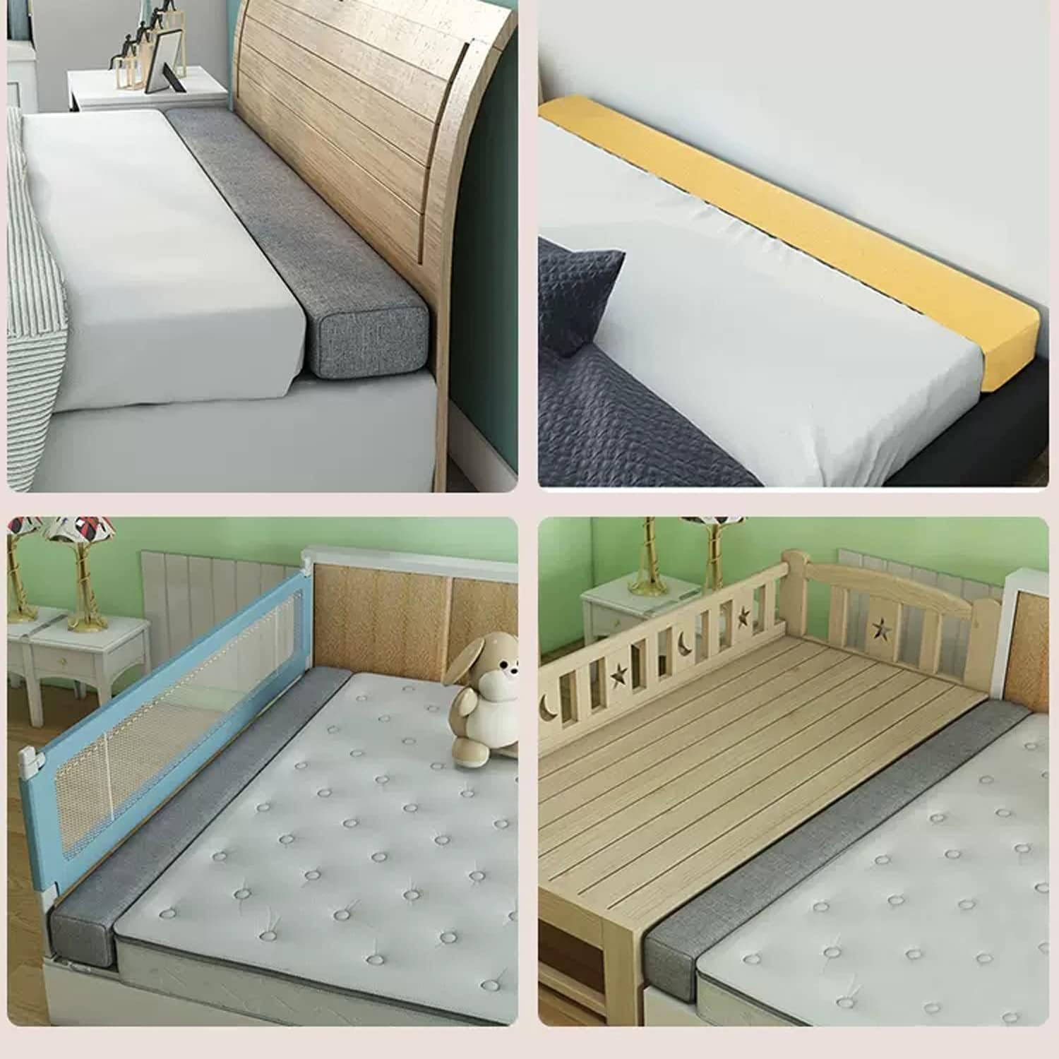Custom Wall Gap Filler, Thick Bed Wedge Close Gap Between Headboard and Mattress, Rectangle Long Bed Mattress Filler Bed Sofa Support Pillow
