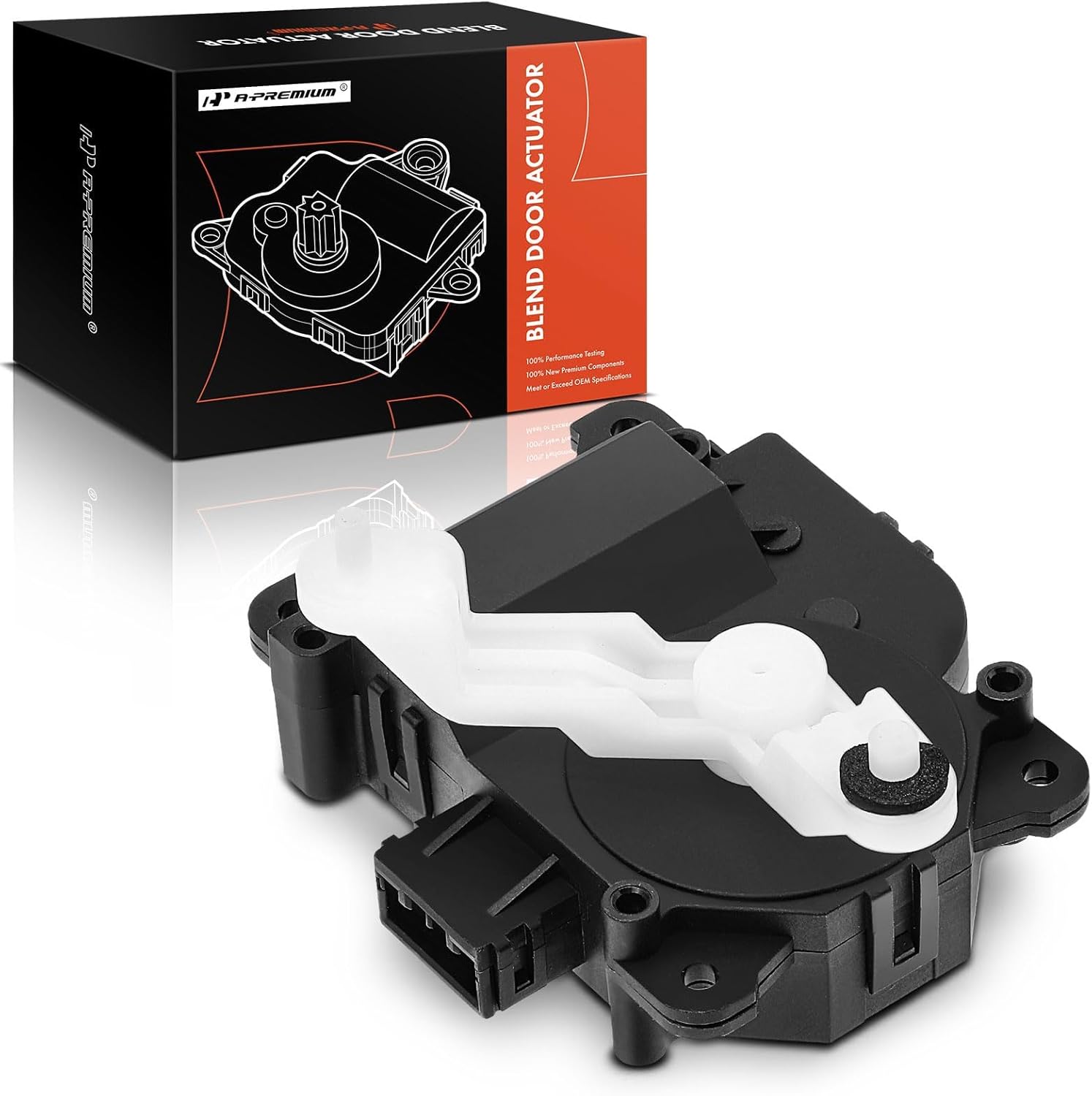 A-Premium HVAC Heater Blend Door Actuator Compatible with Honda Models - 2005-2010 Odyssey, 2006-2014 Ridgeline - Replace# 79160SHJA41, Temperature, Dual Zone Temperature Control