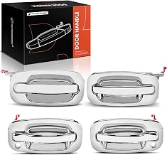 A-Premium Chrome Exterior Door Handles Set