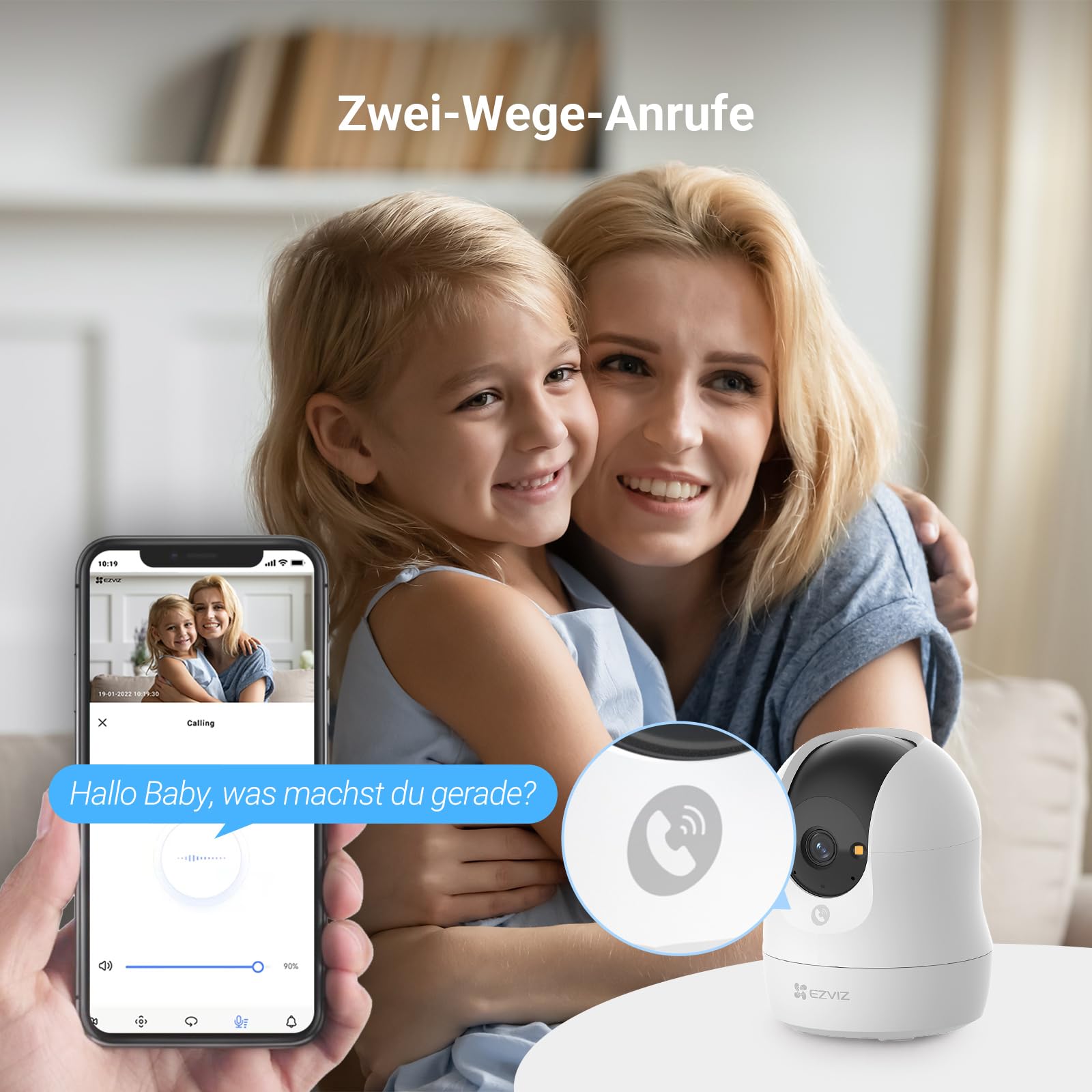 Amazon.co.jp: 【セット買い】EZVIZ (イージービズ) 防犯カメラ C6N G1