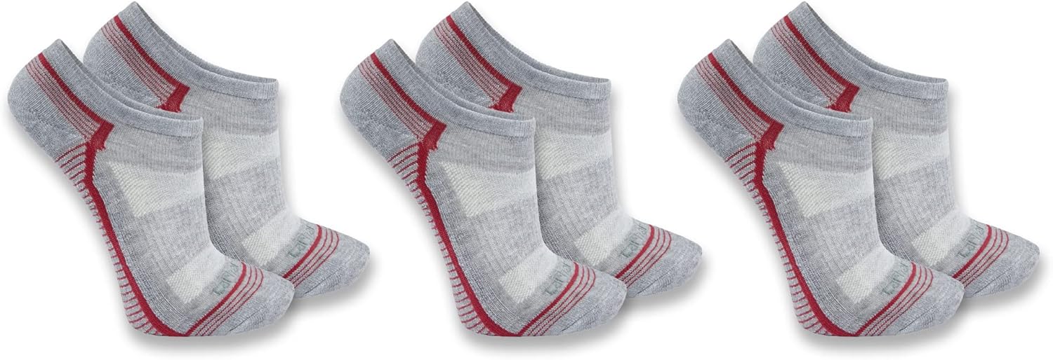 Carhartt Women's SL6403W Women's Force® Midweight Low Cut Sock 3-Pack