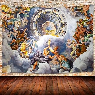 Greek Mythology Tapestry Artwork Wall Hanging Ceiling Fine Versailles Greek Mythology Tapestries Mattress Tablecloth Curtain Home Decor 80x60 Inches GTWYUH263