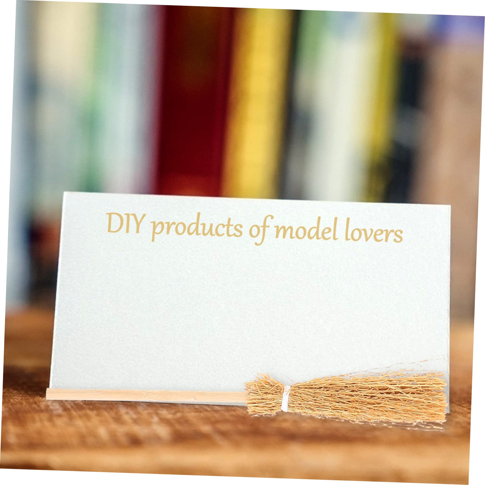 FOMIYES 10pcs Mini Broom Simulated Broom Mini House Broom Adorn Simulation Broom Playhouse Accessories Decorative Broom Decor Desktop Decor Mini House Ornament Playhouse Accessory