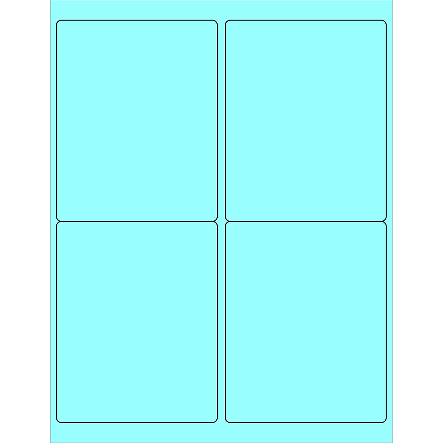 Tape Logic Aviditi Tape Logic 4" x 5" Pastel Blue Shipping