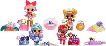 L.O.L. Surprise! Big Surprise Party 4 Dolls to Collect, + 40 Surprises, 5 Unboxing Experiences, Outfits, Sand, Gel, Shells, Plush, Party Confetti, Girls 4 Years and Up