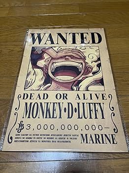 Amazon.co.jp: ワンピース ONEPIECE 手配書 懸賞金 ポスター 4枚