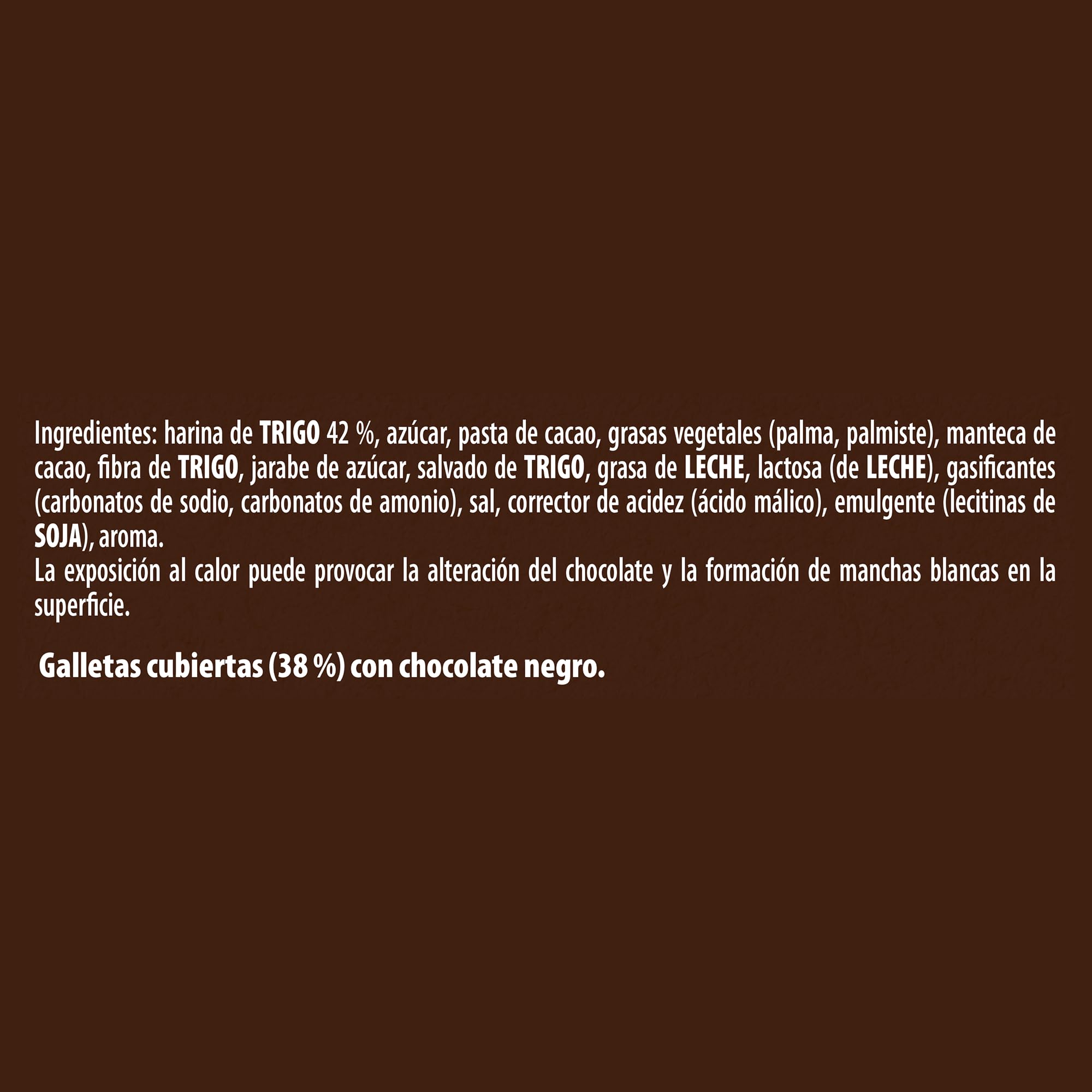 Fontaneda Galletas Digestive Finas Cubiertas de Chocolate Negro, 170 g