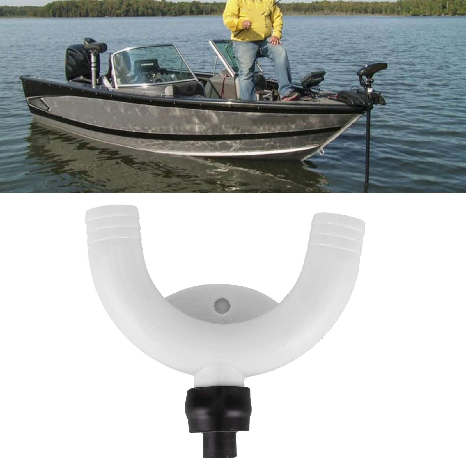 Anello anti-sifone, anelli di sadatto per Fiato per imbarcazione Valvola anti-sifone marina 19 mm Accessorio marino a prova di ultravioletti Ventilazione marina