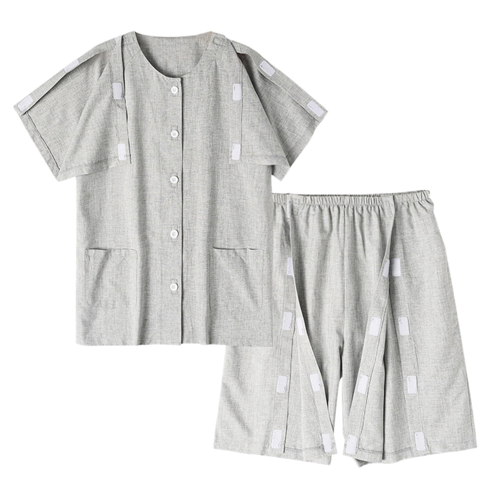 Ensemble homme postopératoire ample sans retrait pour convalescence - 6