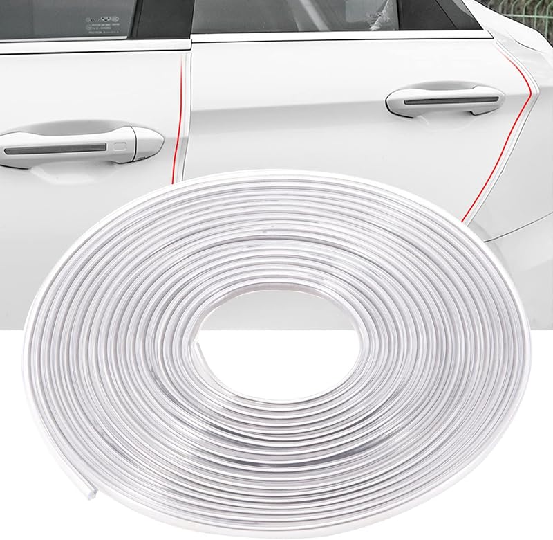 Protetor de Borda de Porta Automotiva Eytool Transparente com Fita Adesiva em T, 10 m
