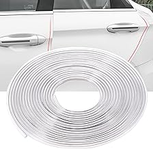 Transparenter Autotürkantenschutz, Autotürdichtung mit U-förmigem Zubehör, Innenabdichtung, Türkantenschutz, passend für die meisten Autos (Transparent, 5M)