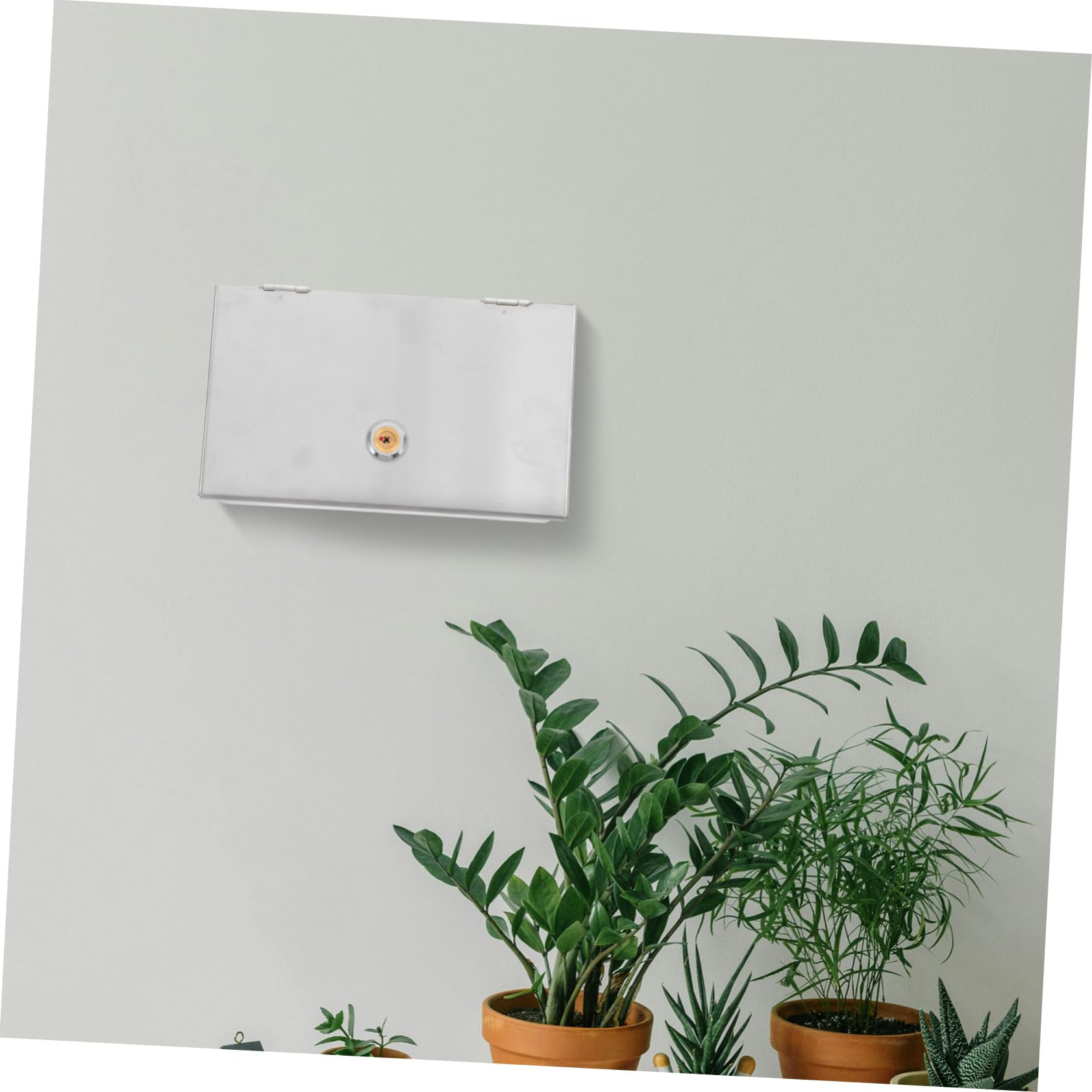 Caja Protectora para Cerradura de Acero Inoxidable Enchufe de Pared