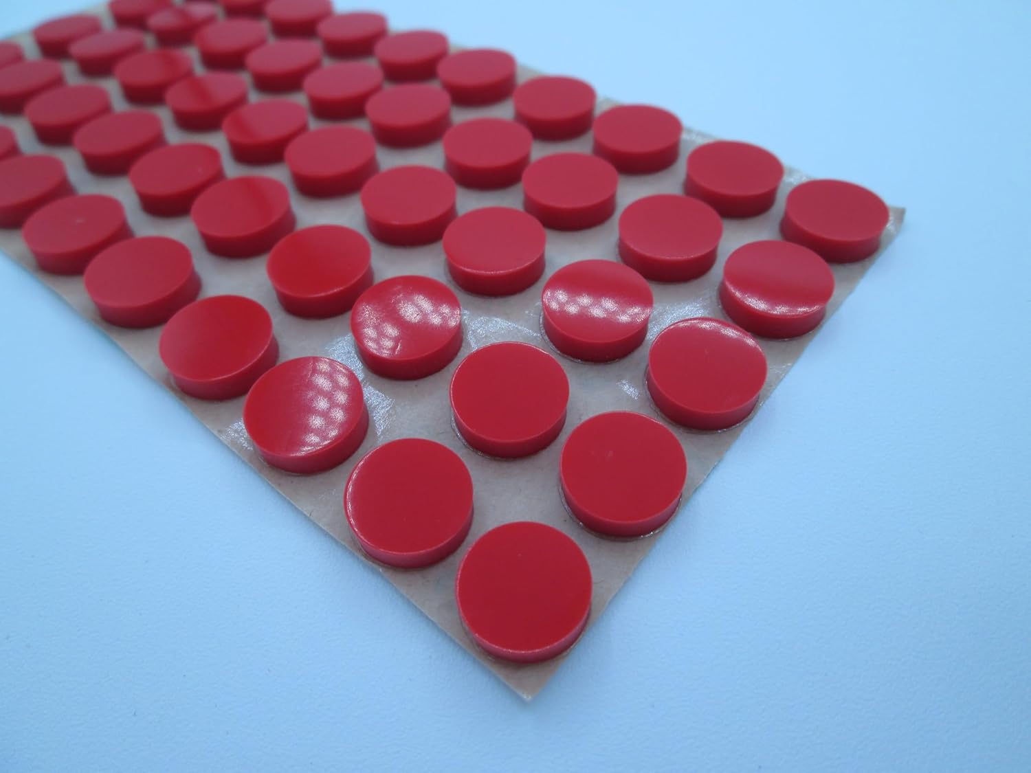 Pure Silicone Bumpers with 3M Adhesive, 10x3mm (3/8 x 1/8") (1000, Black, 10x3mm (3/8 x 1/8"))