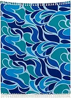 Canga de Praia Gigante Estampada, Poliéster, Tropical Palmeiras e Folhas, Colorida, lindas 180x135 cm, com Franjas