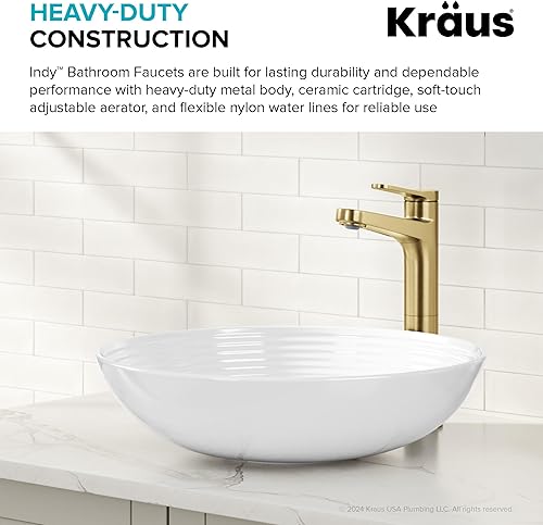 Miniatura 87 de KRAUS Indy - Grifo de baño con sensor sin contacto con caja de control y mezclador de temperatura en acero inoxidable sin manchas, KSB-10001SFS