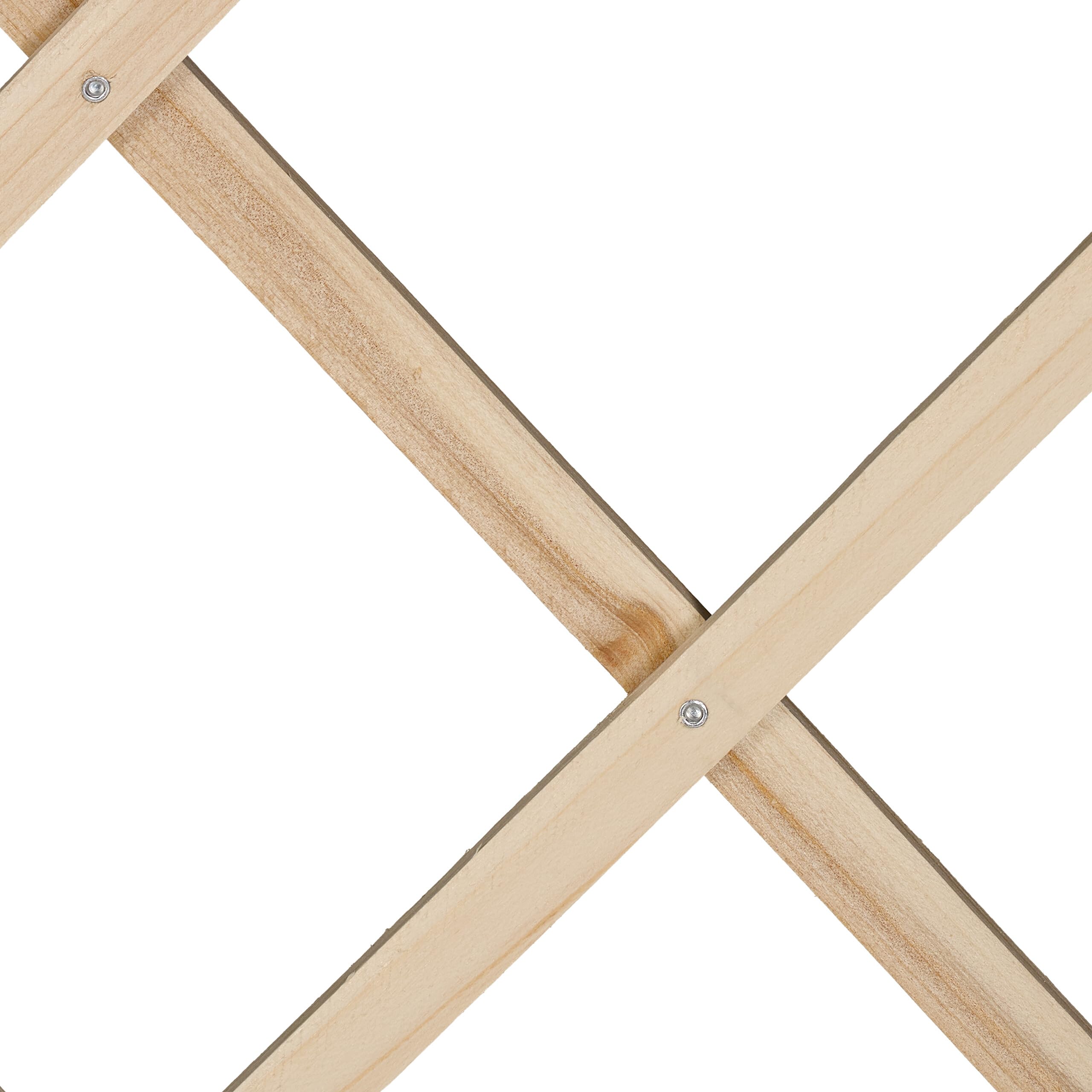 Relaxdays Grigliato in Legno per Rampicanti, 180x30 cm, Set 3 Tralicci Allungabili Piante da Giardino, Balcone, Naturale