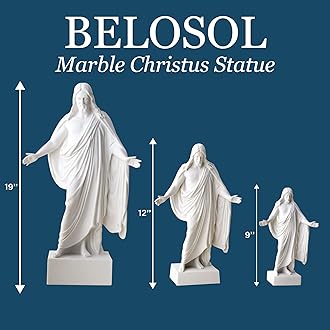 Deseret Book Belosol Christus Statue 30.5 cm Jesus Christ White Marble Culture