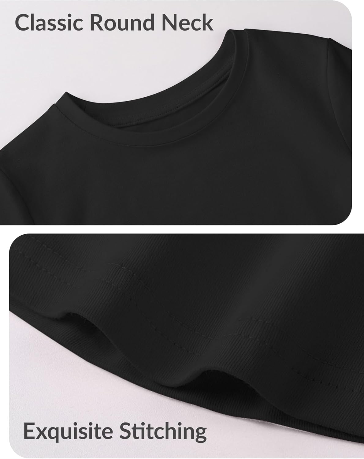 Witwot Toddler Girl Long Sleeve Shirts Soft Cotton T-Shirts Baby Girls Crewneck Basic Tees Tops for 18M-5T - Image 6