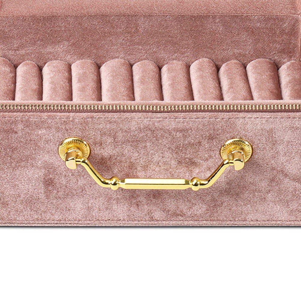 Scatola Porta Gioielli con Fodera Morbida, Organizer per Bracciali, Orecchini E Anelli, Ideale per Viaggi, Casa E Matrimoni.