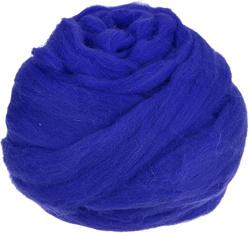 Miniatura 10 de uxcell Lana de fieltro con aguja, hilo de lana de fibra natural de 3.5 onzas para fieltro húmedo, manualidades, materiales de bricolaje (negro)