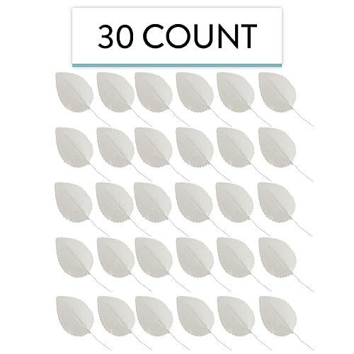 Miniatura 3 de Global Sugar Art Hojas de hortensia flores de pastel de azúcar, color blanco grande, 30 unidades por el chef Alan Tetreault