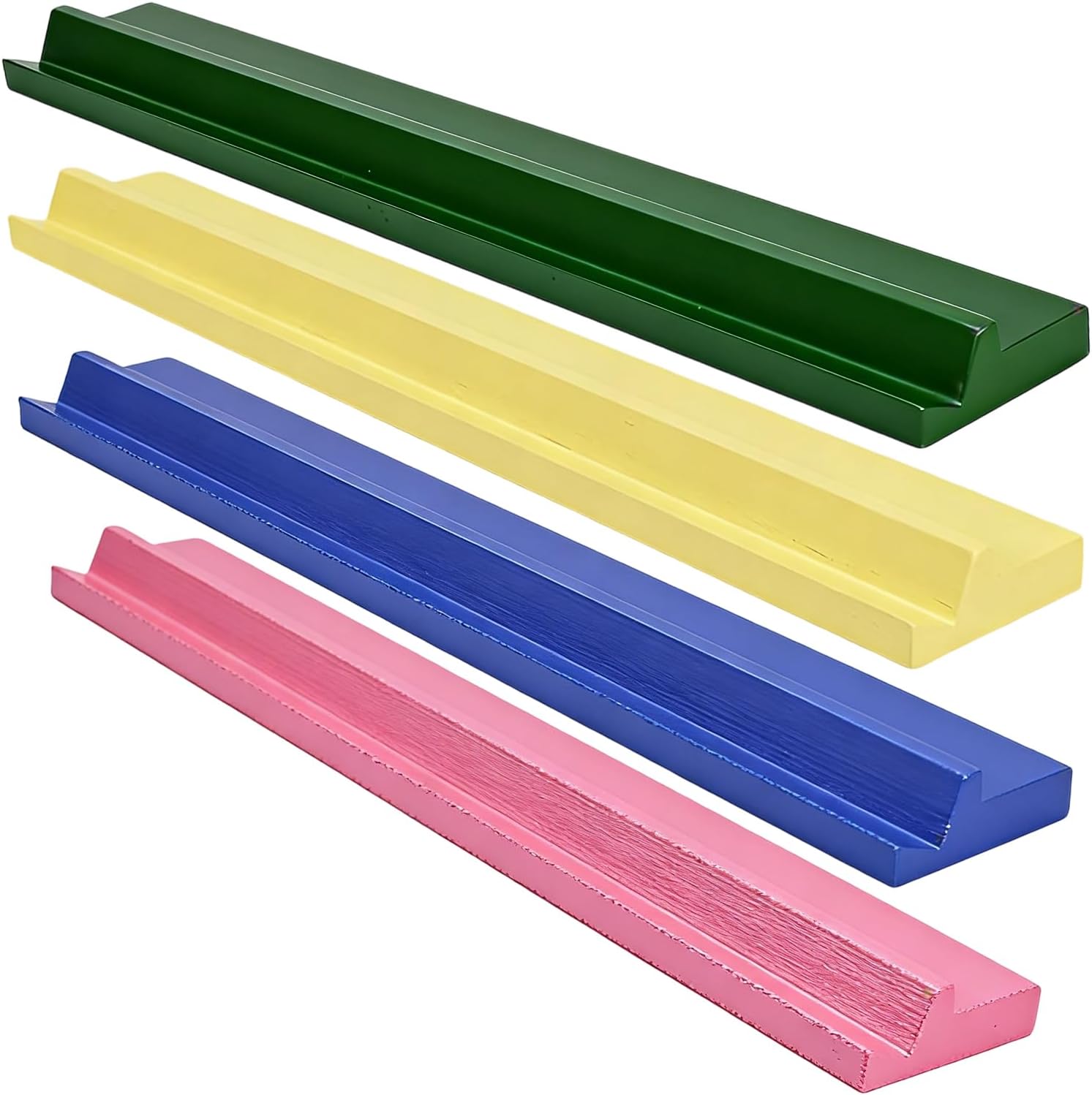 Domino Racks - Portable Mahjong Tile Trays, Multi Player Game Stands with Elevated Secure Grip Base, Organized Display Function, Ideal for Festive Events Travel Meetups Family Nights