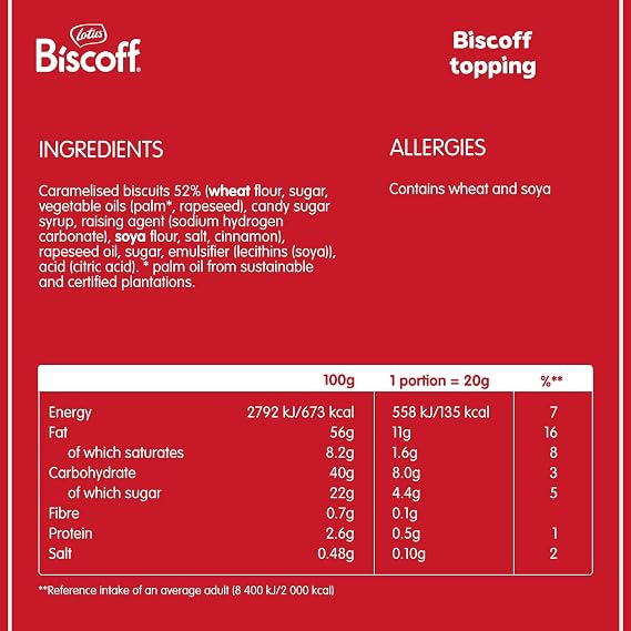 Lotus Biscoff - Spread Topping - Product of Europe (EXP. DATE  DD-MM-YY) - Vegan - Biscoff Cookie Butter Syrup - 2.2lb (Pack of 1) - Non GMO