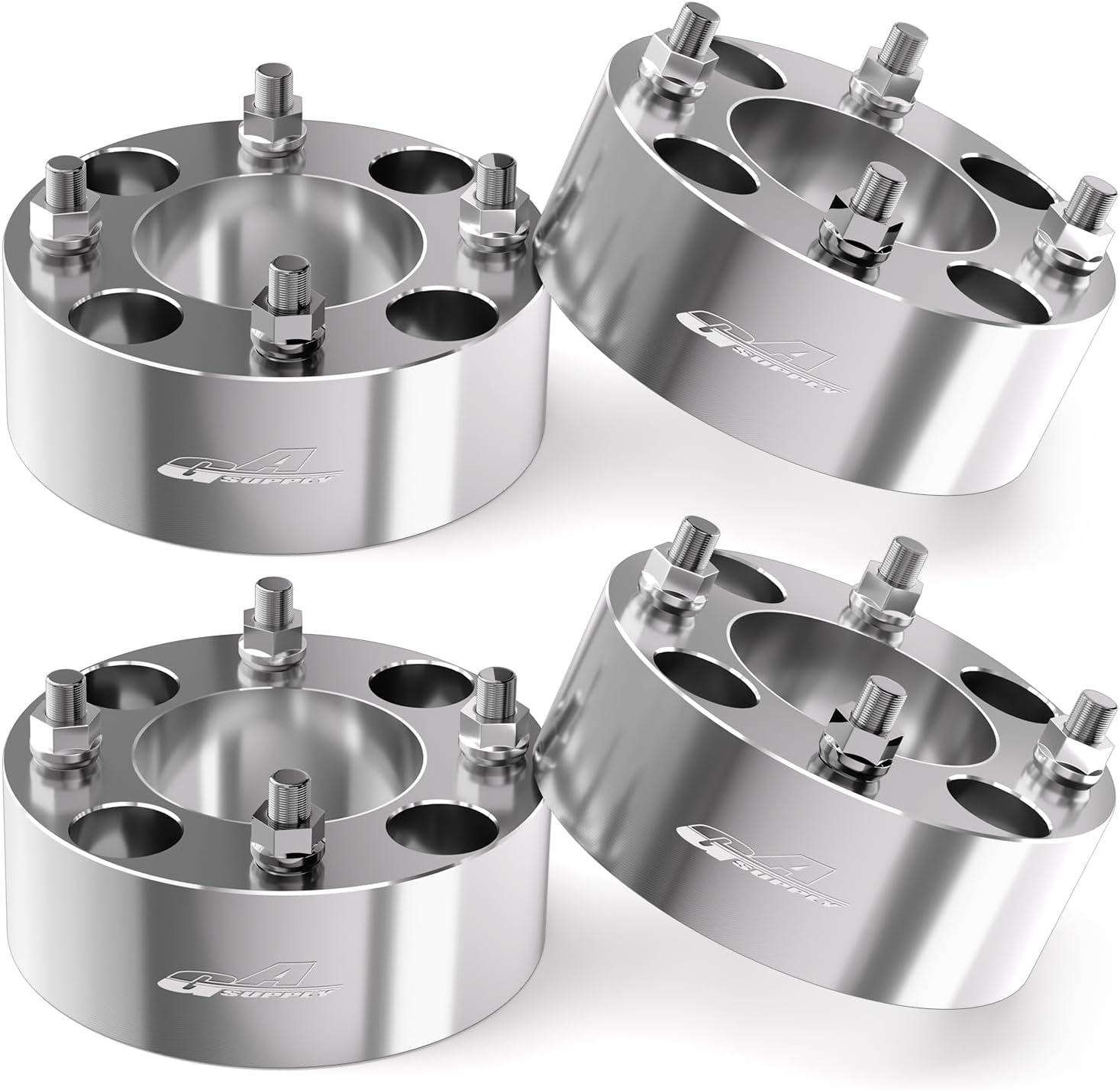GAsupply 4x110 ATV Wheel Spacers 2 inch with 10×1.25 Studs, Wheel Spacer Adapters 74mm Hub Bore, Compatible with Honda, Suzuki, Yamaha, Bombardier(Read Listing for Year Model Info), 4 Pack