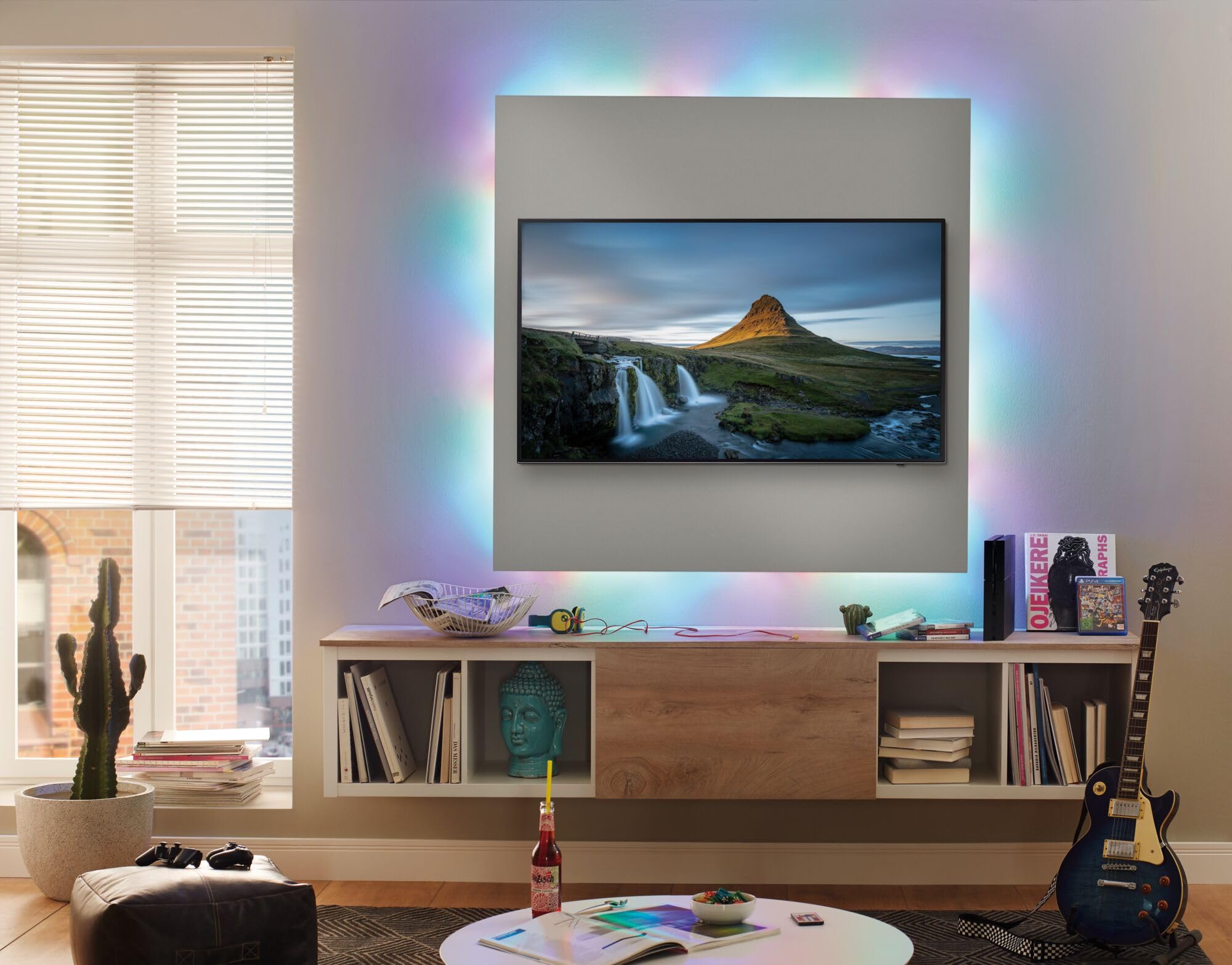 Paulmann 70515 Strip SimpLED LED 17 W, juego básico strip, regulable, blanco, plástico, 10 m, Motion RGB