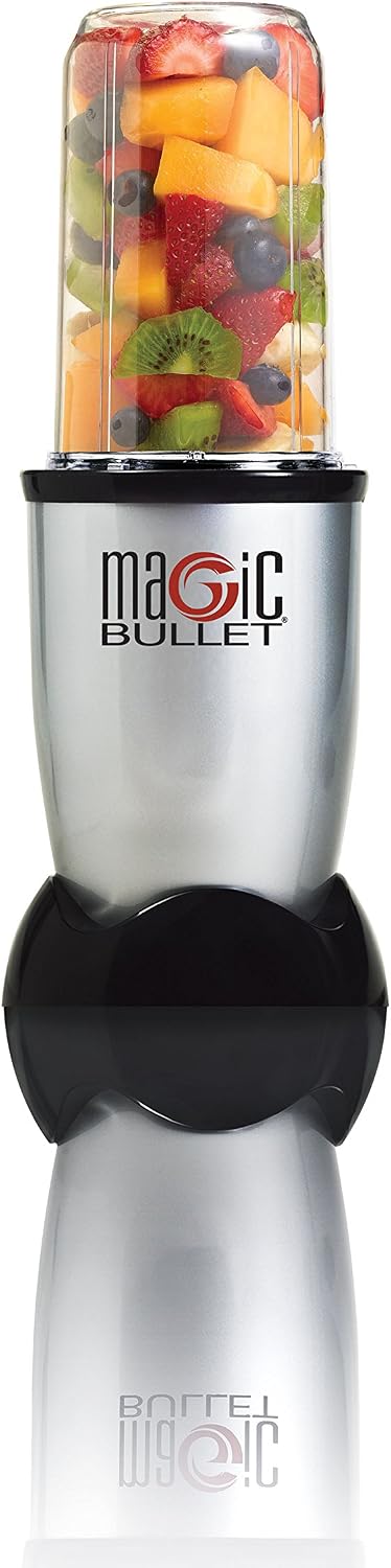 Magic Bullet RMBR-1101 (Silver) Blender/Mixer, 11-piece Set (Renewed)