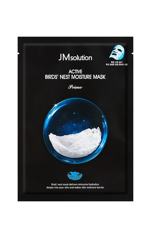 JMsolution Active Mask Prime (10 Sheets, 33ml Each) (Birds' Nest)