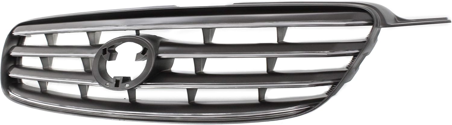 Evan Fischer Grille Assembly Compatible with 2003-2004 Toyota Corolla Painted Gray Shell and Insert TO1200244