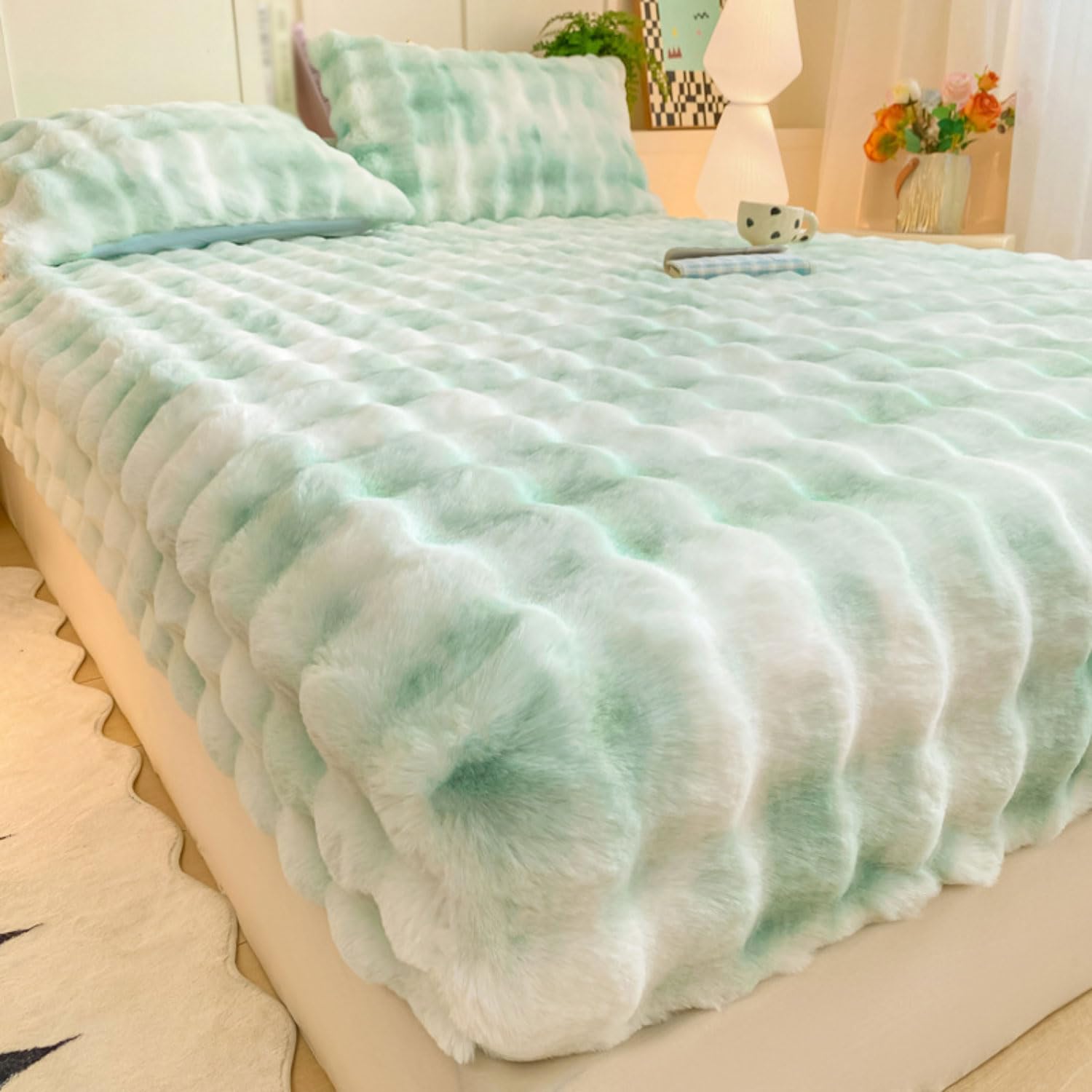 Velours microfibre polaire pour matelas épais de 25cm qui ne glisse plus