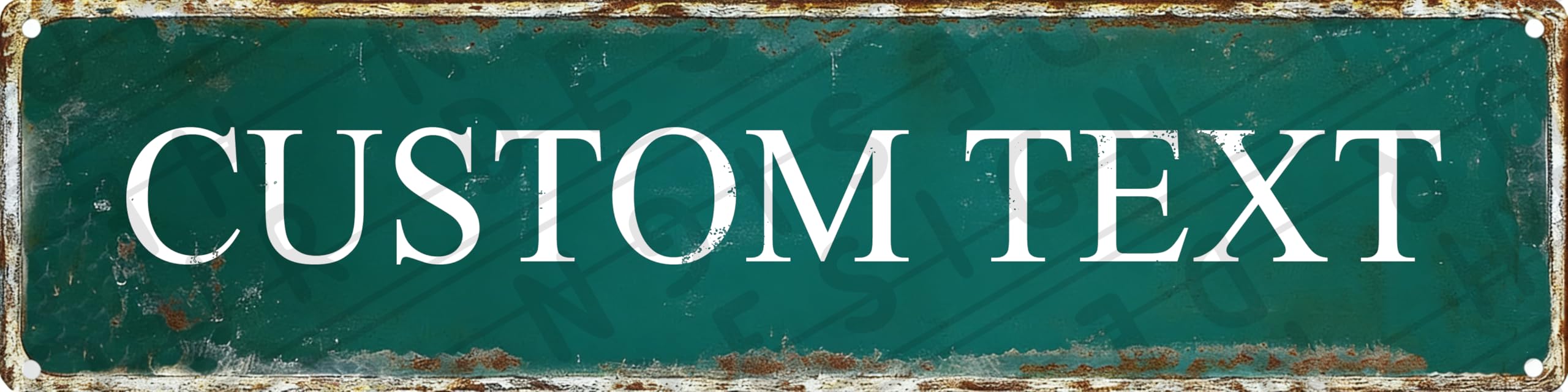 Custom Metal Sign 16x4 Personalized Text for Utility Room Sign