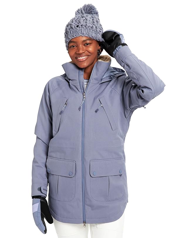 Burton Women's Prowess Jacket, Folkstone Gray, Small by Burton - Used condition - US$107.72