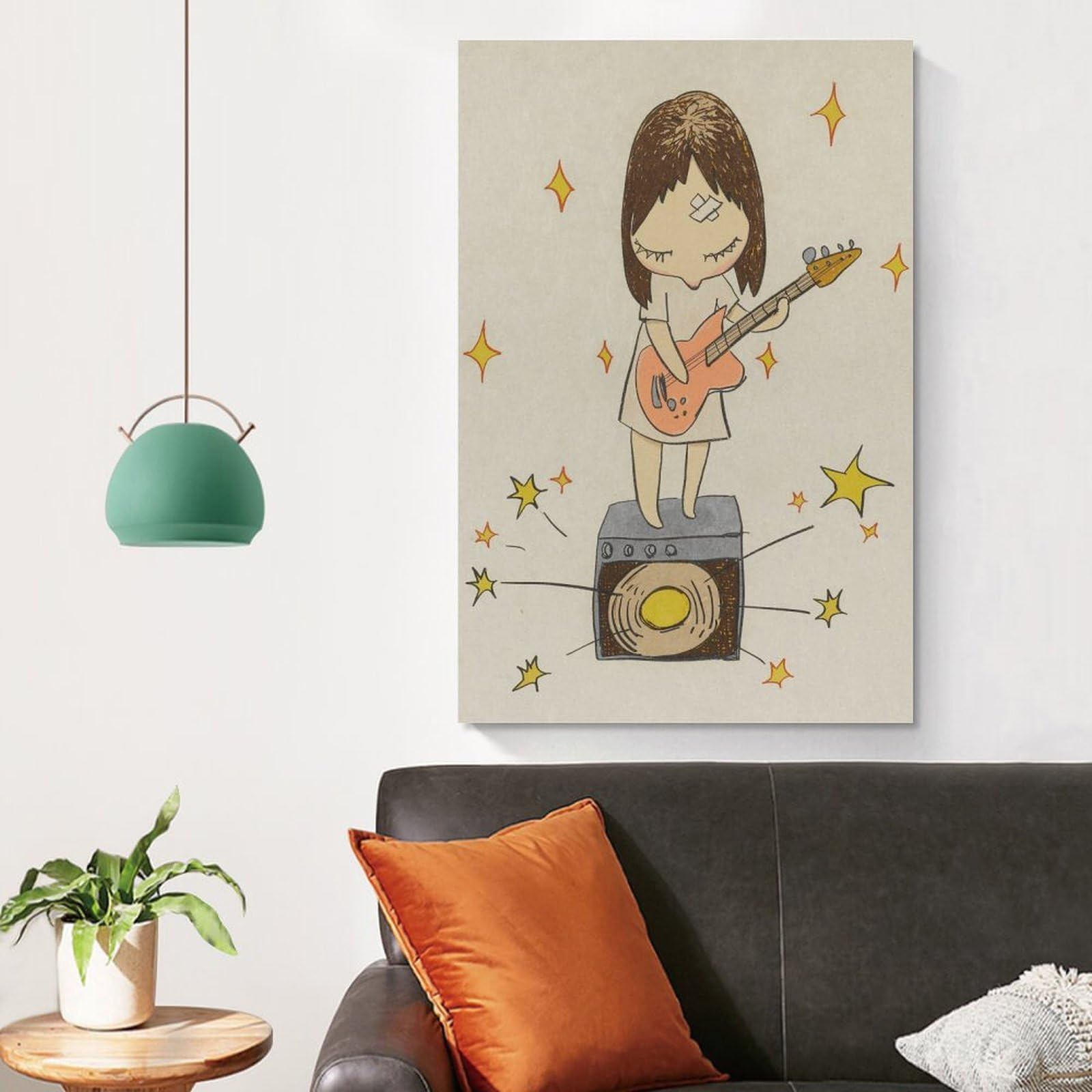 奈良美智 guitar girl ポスター