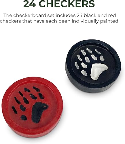 Miniatura 4 de Borde del Río oso tablero de ajedrez Set