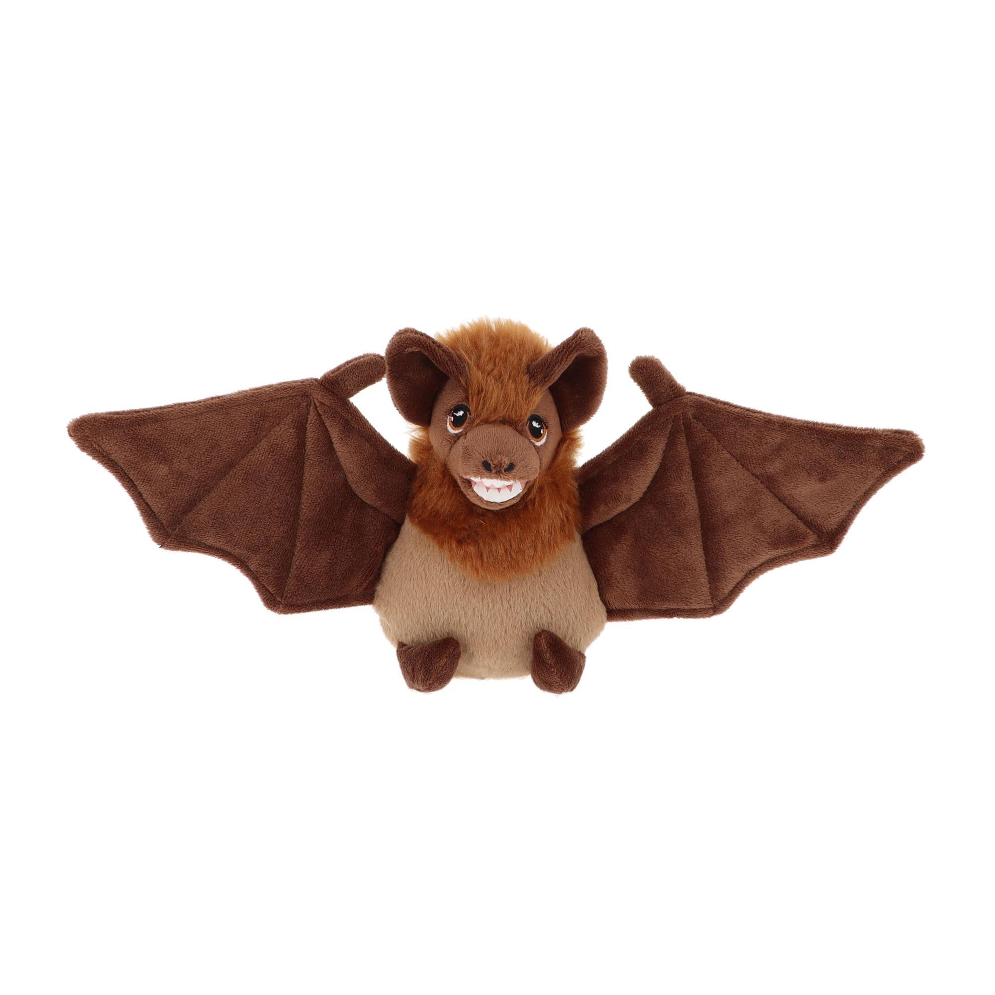 Keel Toys Plush Bat Soft Toy, 15 cm, Brown