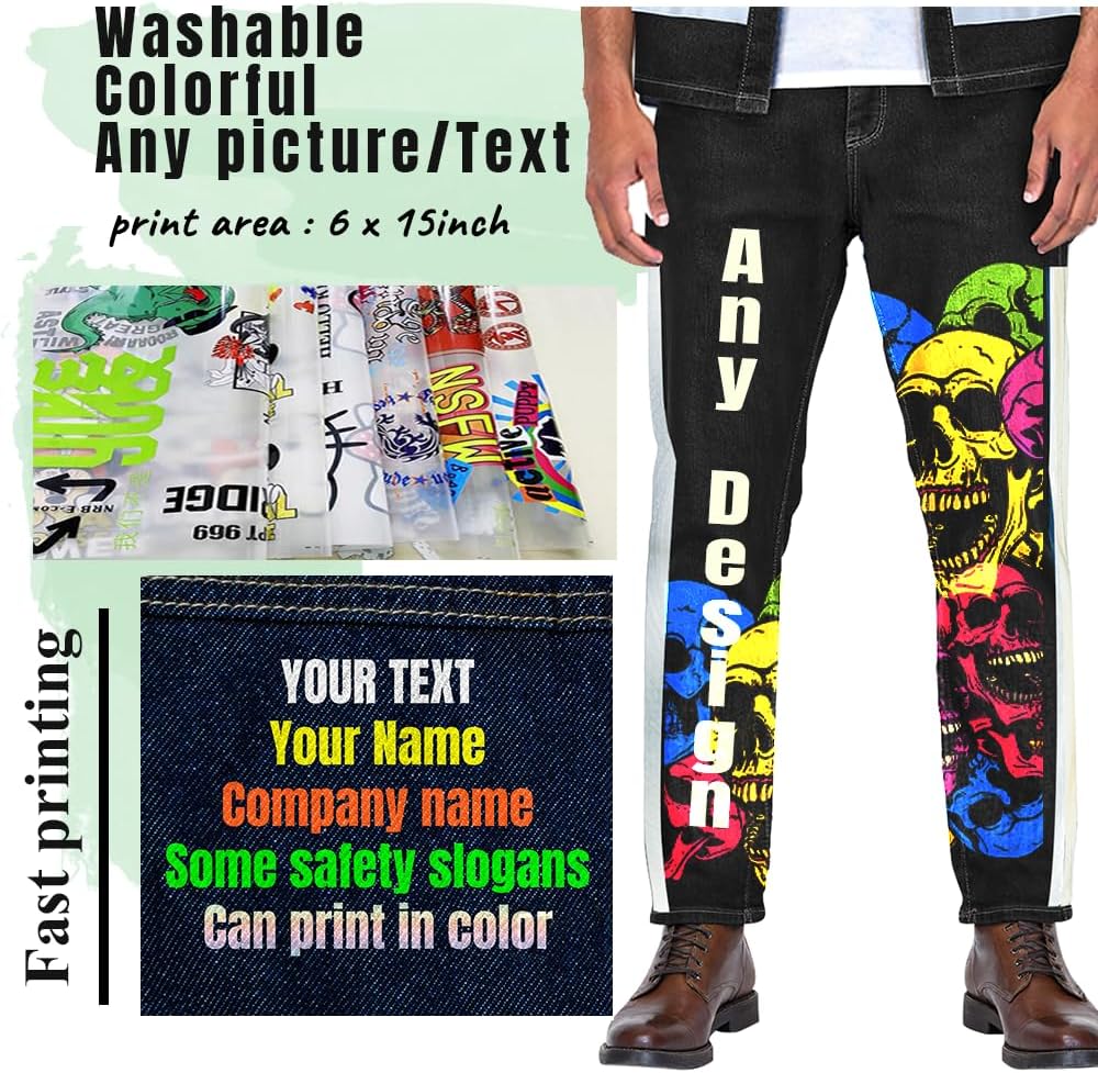 YOWESHOP High Visibility Reflective Safety Work Pants Customize Your Logo Jean Pants Hi Vis Team Work Uniform