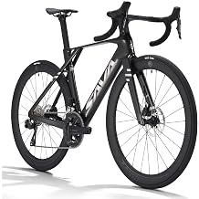 SAVADECK Blade R7 Full Carbon Road Bike, Carbon Fiber Frame Racing Bicycle with Shimano R7170 24S Groupset, Hydraulic Disc Brakes, Ultra-Light Carbon Bike for Adults
