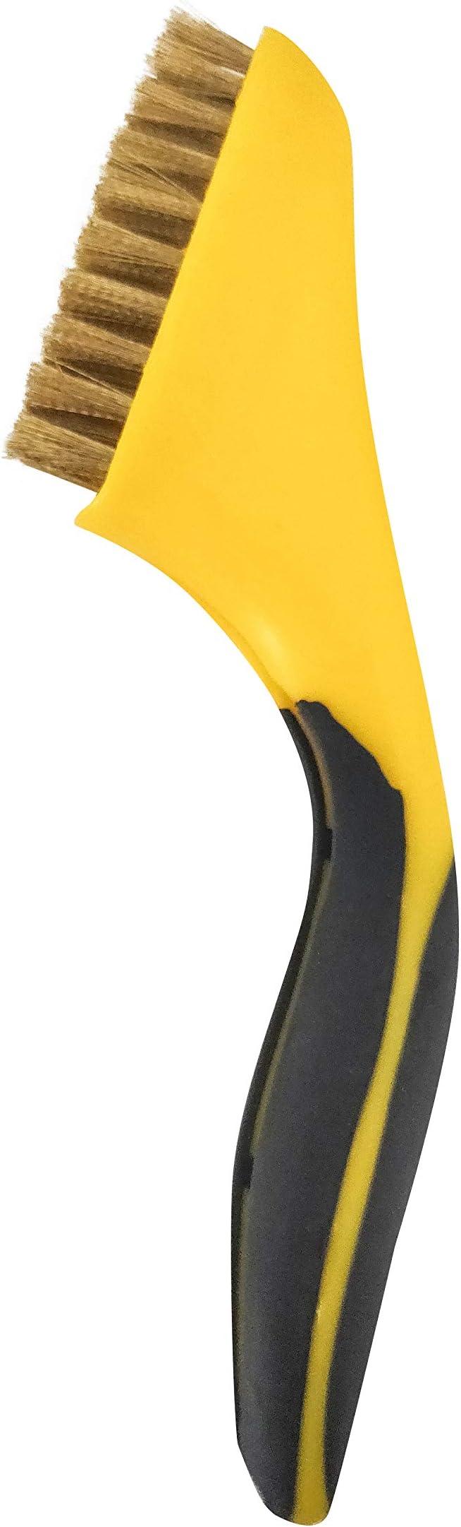 100% Brass Wire Brush | 8 Inch Handle | Rubber Comfort Sure Grip Hand | Multi-Purpose Uses | EQUIP TRADE