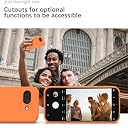YATWIN Silicone Back Case for Google Pixel 9A, Soft-Touch Phone Back Cover for Google Pixel 9A - Orange gallery image