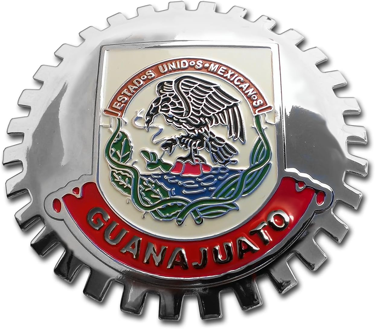 Guanajuato Mexico Grill Badge Mexican Emblem for Trucks and Cars